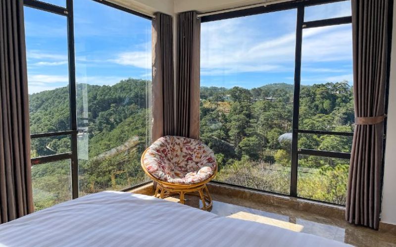homestay đà lạt view rừng thông