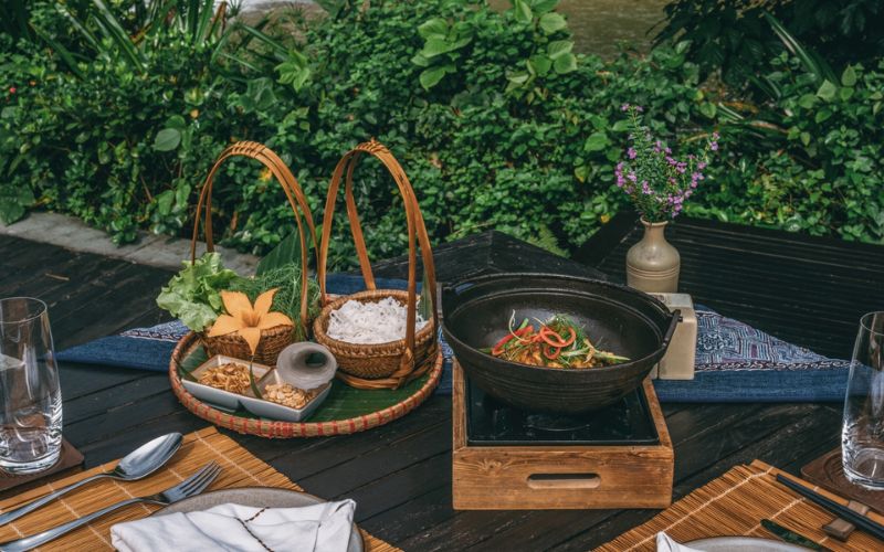 Trải nghiệm ẩm thực tại Avana Retreat Mai Châu